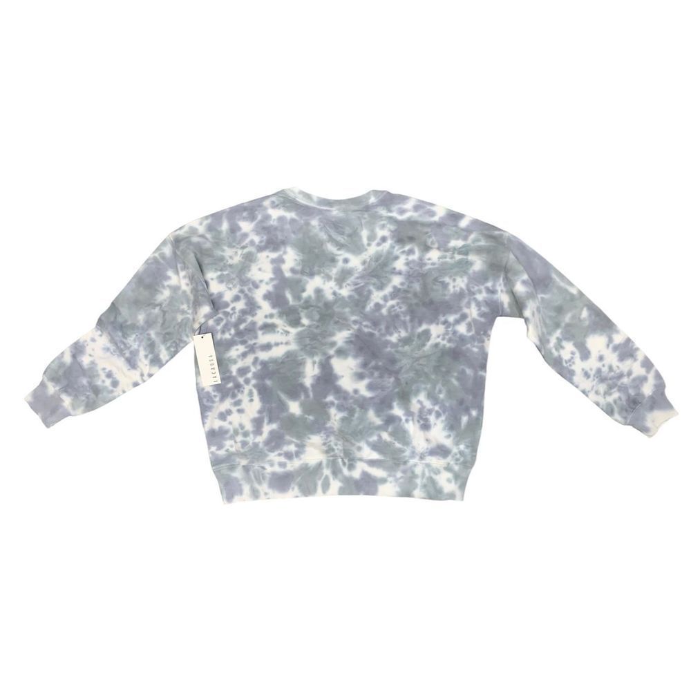 LACAUSA Anthropology, Women’s Blue Gray Tie Dye Oversized Sweater, Small, NWT - Picture 4 of 7